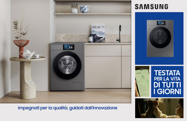 Lavatrice Samsung Bespoke AI Laundry 9Kg WF90F09C4SU3