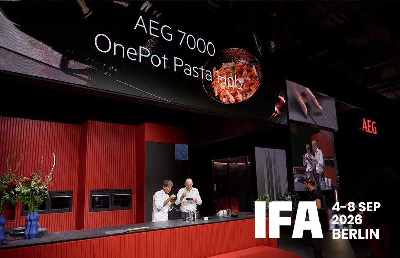 IFA 2026: AEG sfida le aspettative con il primo piano cottura dedicato alla pasta